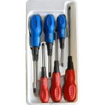 Grado 6-Piece Screwdriver Set Flat & Cross (Feature: Plastic Grip)