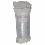 Polyester All Purpose General Utility Rope, 3/8 in dia, White, 100 ft