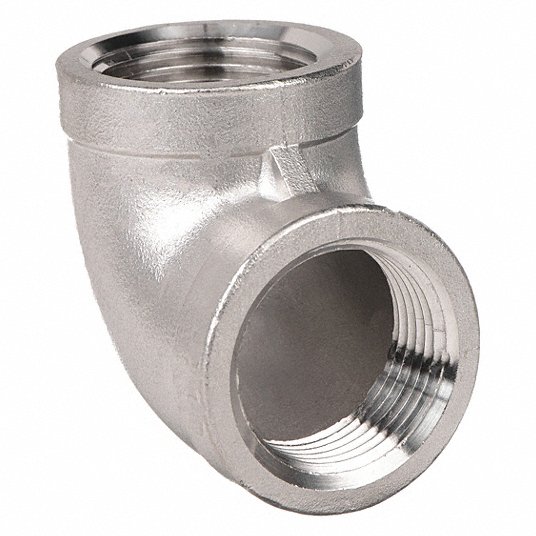 biIyQh8ZcHKz.jpg 90° Elbow, 316 Stainless Steel, 1/4Inch x 1/4Inch Fitting Pipe Size, Female NPT x Female NPT - Image 1