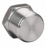 Hex Head Plug: 1Inch Pipe Size, Forged Steel, Black, Male NPT - Image 2