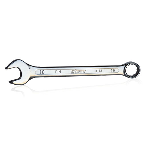 c1koNxZ.jpg COMBINATION SPANNER MIRROR FINISH, 18 mm - Image 1