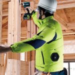 Cordless Brushless Fan Jacket ,Large, Maximum Cooling Time Up to 13.5 hr , 0.43kg