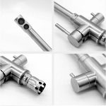 Water Mixer Faucet Sink Filter 304 Stainless Steel - Image 4