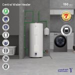Central Water Heater 40 Galon (150L)Free standing - Image 3
