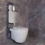 Concealed Cistern + Cover Plate Dual Flushing Mechanism - Image 4