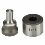 Punch/Die Set, 3/8 Inch