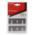 Planer Blade, 82mm, High Speed Steel, Set of 2 Pieces - Image 2