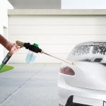 Wall Hanger with water &garden hose 16 mm 30 Meter and  super Power Jet Soap - Image 2