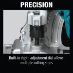 Aluminum Groove Cutter, 1300W, 118mm, 2,200-6,400 RPM, 5.1 kg