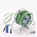 STEEL REEL WITH WATER & GARDEN HOSE 3/4" - 40M ( GREEN LIGHT ) - Image 8