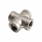 Cross: 316 Stainless Steel, 2 in x 2 in x 2 in x 2 in Fitting Pipe Size, Class 150