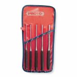 Steel Drive Pin Punch Set, 8 in S2 , Pc 5 1Q736