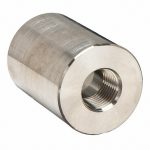 Reducing Coupling: 316 Stainless Steel, 1/2 Inch x 1/4 Inch Fitting Pipe Size, Female NPT x Female NPT