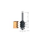 Router Bit - Three Bead Fluting Bit, 8mm
