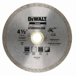 DeWalt Diamond Blade (Diameter (mm): 115 - Feature: Continuous Type - arbor_hole_mm: 22.2)