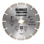 DeWalt Diamond Blade (Diameter (mm): 178 - Feature: Segmented Type - arbor_hole_mm: 22.2)