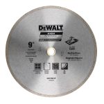 DeWalt Diamond Blade (Diameter (mm): 230 - Feature: Continuous Type - arbor_hole_mm: 22.2)