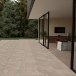 ⁦بلاط ديكور أرضيات 60×60×1.5 سم - بني فاتح⁩ - الصورة ⁦2⁩