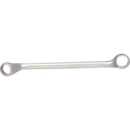 Double Ring End Spanner, Satin Finish, 16x17 mm