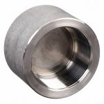 Round Cap, 316L Stainless Steel, 1 1/2Inch Fitting Pipe Size, Female NPT, Class 3000 - Image 2