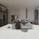 ⁦بلاط أرضيات 75×75×1.1 سم - رمادي فاتح⁩ - الصورة ⁦3⁩