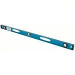 I-Beam Level, 48 inch Lg, 3 Vials, Blue, Aluminum, Nonmagnetic