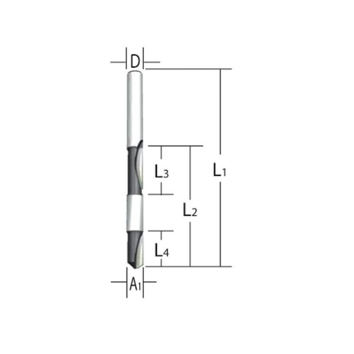 fresa-doble-para-paneles-793061-4-makita.jpg Accessories, ROUTER BIT 8X8, Clearance Item With No Warranty, No Spare Parts - Image 1
