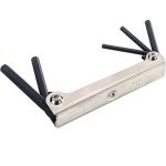 LONG FOLDING HEX KEY SET, 3/16-3/8", 5 PC 3R808