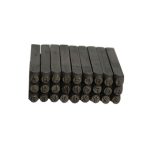 Letter Stamp Set, Gray Steel, Size 6mm 27 Pieces - Image 2
