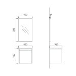 Wash Basin Counter - GARNETT