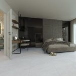 بلاط أرضيات 75×75×1.1 سم - رمادي فاتح