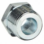​Hex Bushing: 2Inch x 1 1/2Inch Pipe Size, Forged Steel, NPT x NPT, Class 3000 - Image 3