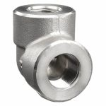 90° Elbow, 304 Stainless Steel, 3/4Inch x 3/4Inch Fitting Pipe Size, Female NPT x Female NPT, Class 3000