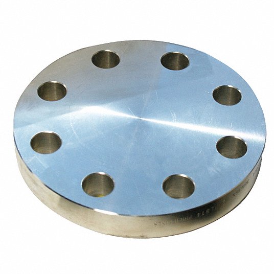 i8xI7r1EByjO.jpg Pipe Flange, Blind Flange, 304/304L Stainless Steel, 1/2Inch Pipe Size, 3 3/4Inch Flange Outside Dia - Image 1