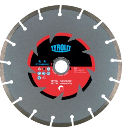 DIAMOND BLADE FOR CONCRETE, 180 X 2,6 X 22,23