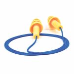 Ear Plugs, Corded, Flanged, 25dB,Reusable, Medium - Image 5