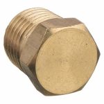 Hex Head Plug, Brass, 1/8 in Fitting Pipe Size, Male NPT, 10 PK - Image 2