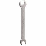 Open End Wrench, Alloy Steel, Satin, 10 mm; 11 mm Head Size, 5 3/4 inch Overall Length, Standard