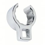 Crowfoot Socket Wrench, 1/2 inch Drive Size, 1 1/4 inch Head Size, 12 Points, Alloy Steel, Chrome Finish