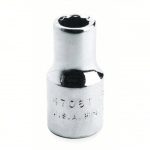 Socket, 3/4 inch Drive Size, 50 mm Socket Size, 12-Point, Alloy Steel, Standard Depth, Satin Finish