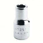 Socket, 3/4 inch Drive Size, 2 1/8 inch Socket Size, 12-Point, Alloy Steel, Standard Depth, Satin Finish