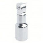 Socket Extension, 3/4 inch Input Drive Size, 3/4 inch Output Drive Size, 4 inch Overall Length, Chrome