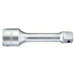 Socket Extension, 1 inch Input Drive Size, 1 inch Output Drive Size, 8 inch Overall Length, Chrome