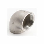 90° Elbow, 316 Stainless Steel, 1/4Inch x 1/4Inch Fitting Pipe Size, Female NPT x Female NPT - Image 2