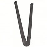 Pin Spanner Wrench, Side, Alloy Steel, Black Oxide, Pin Diameter 2 inch, 3/16 inch, 6 1/2 Overall Length, 1/4 inch Pin Length