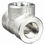 Tee, 316 Stainless Steel, 1 in x 1 in x 1 in Fitting Pipe Size, Female NPT x Female NPT x Female NPT, Class 3000