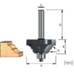 Classic Roman Ogee Router Bit, 6 X 10mm