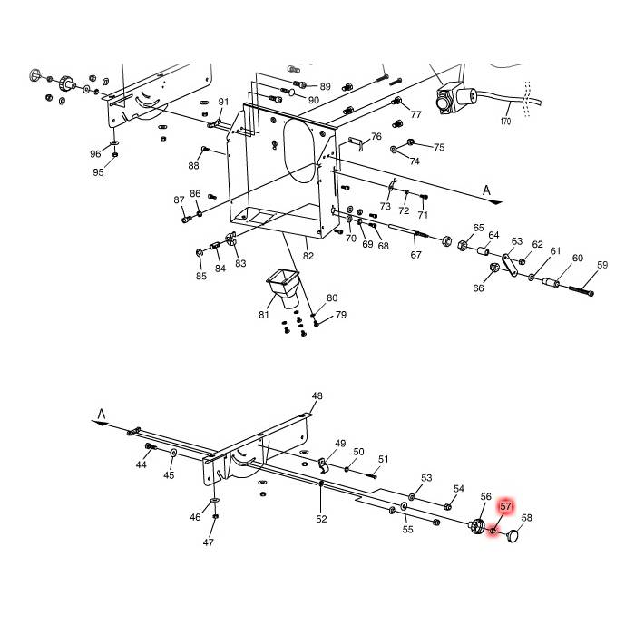 jm27100108.jpg Hex Nut M6 For 2712 - Image 1