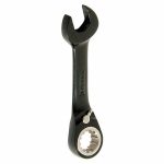 Combination Wrench, Alloy Steel, Black Chrome, 13 mm Head Size, 4 1/4 inch Overall Length