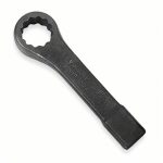 Slugging Wrench, Alloy Steel, Black Oxide, 2 37/64 inch Head Size, 14 inch Overall Length